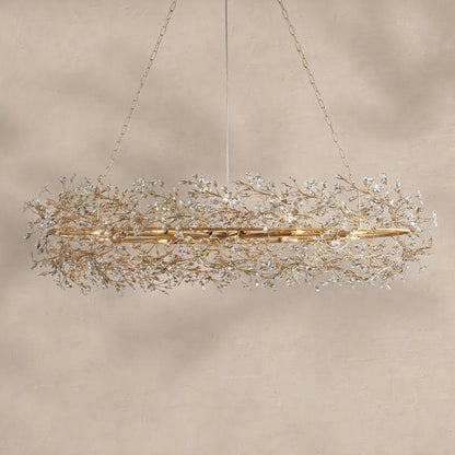 Fiore Oval Chandelier 62''74''