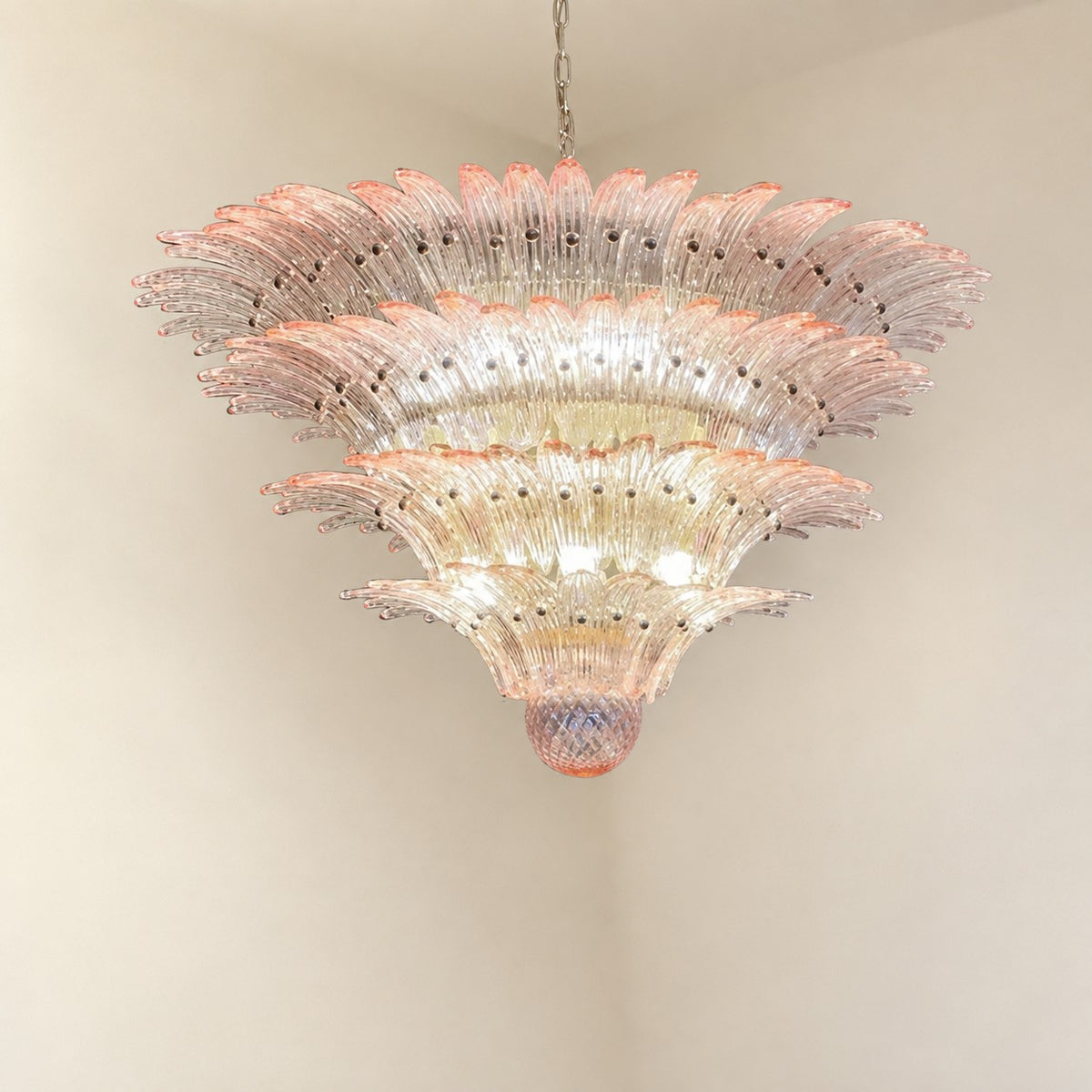 Floralys Sculptural Floral Glass Chandelier