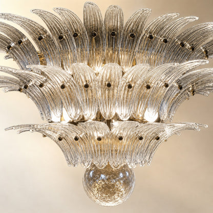 Floralys Sculptural Floral Glass Chandelier