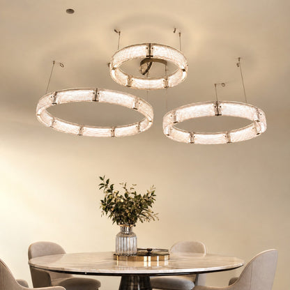 Galior Modern Glass Chandelier For Living Room