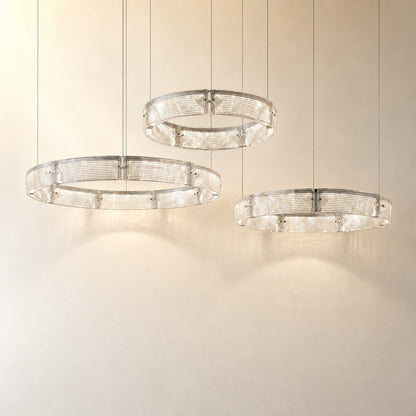 Galior Modern Glass Chandelier For Living Room