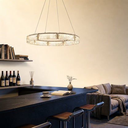 Galior Modern Glass Round Chandelier