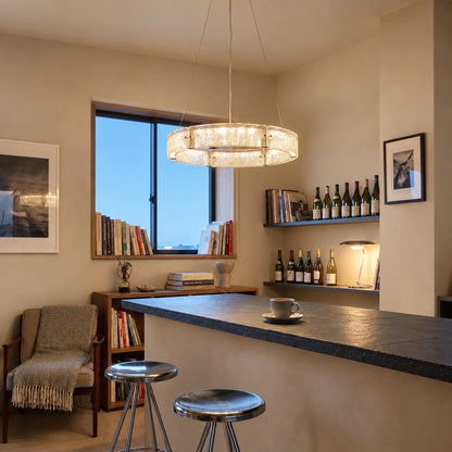Galior Modern Glass Round Chandelier