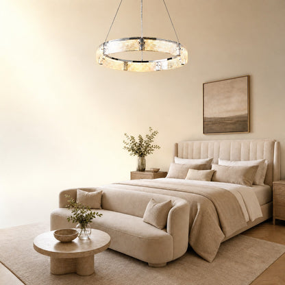Galior Modern Glass Round Chandelier