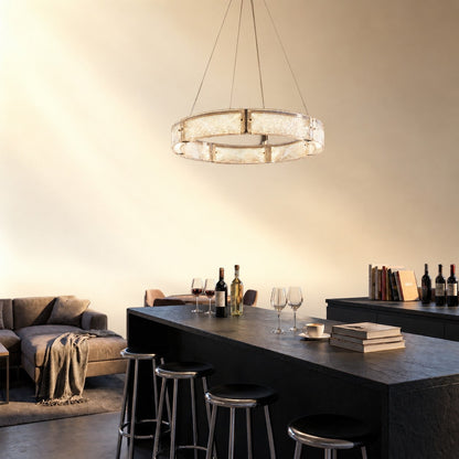 Galior Modern Glass Round Chandelier