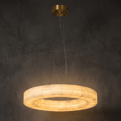 Kelen Modern Round Alabaster Chandelier