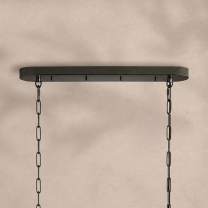 Ghiaccio Glass Oval Chandelier 54''65''