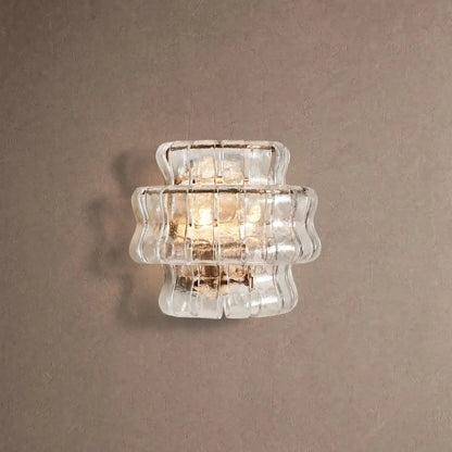 Ghiaccio Glass Wall Sconce