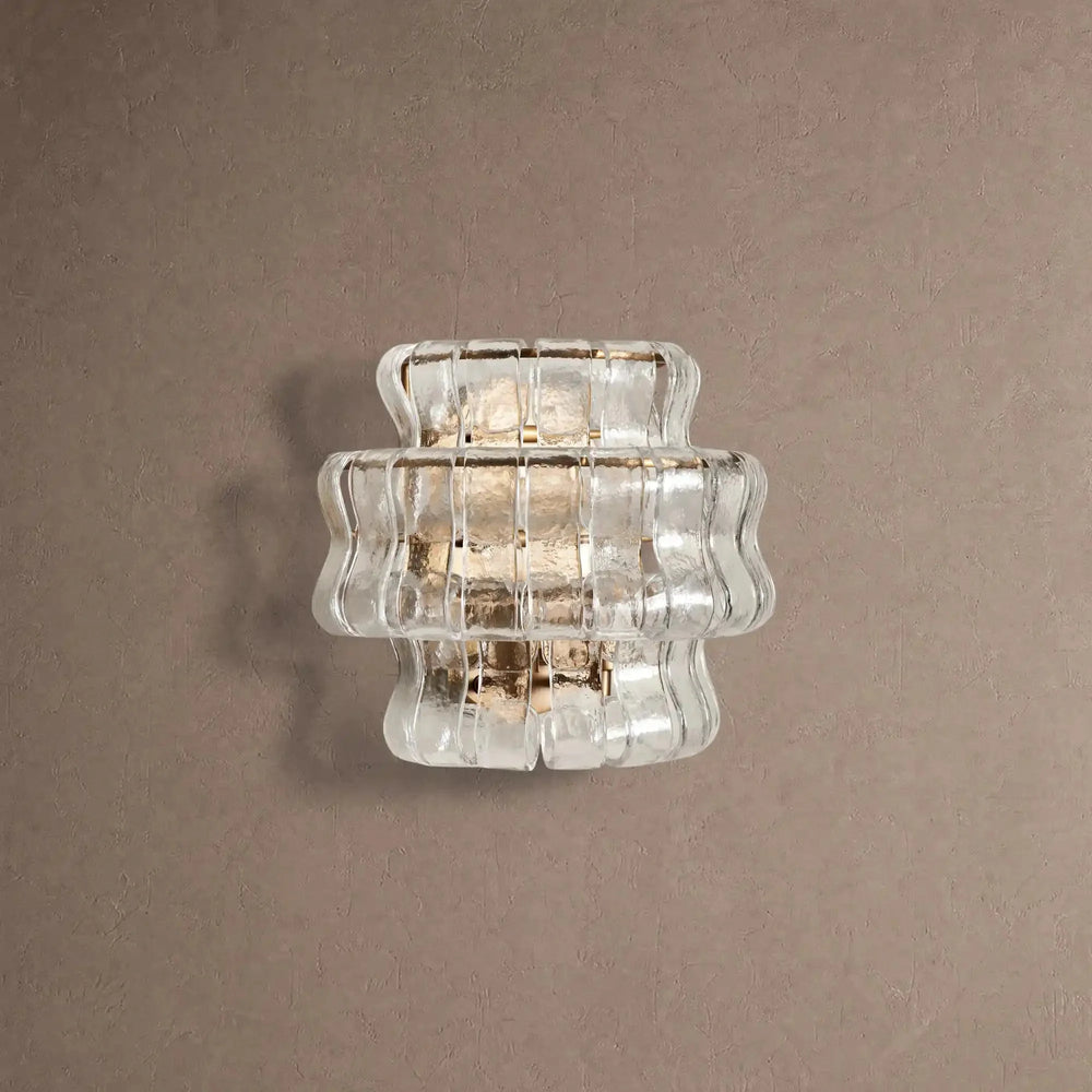Ghiaccio Glass Wall Sconce