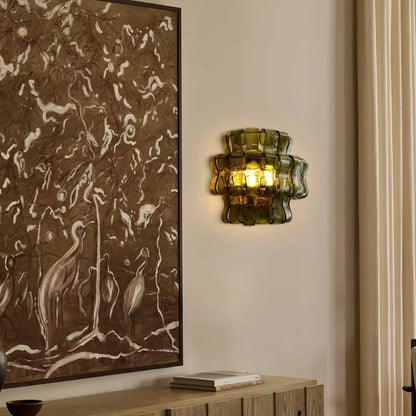 Ghiaccio Glass Wall Sconce