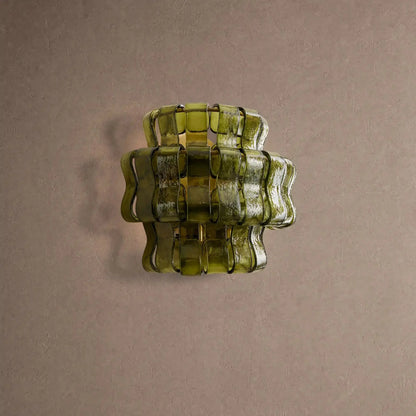Ghiaccio Glass Wall Sconce