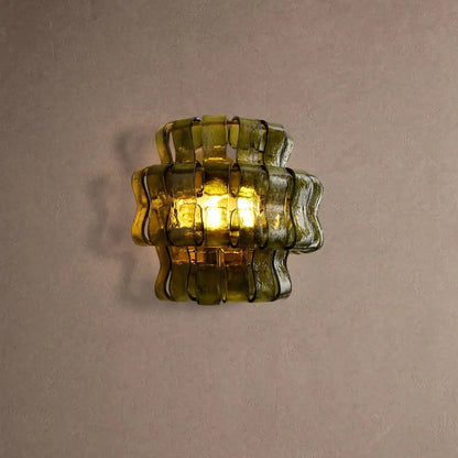 Ghiaccio Glass Wall Sconce