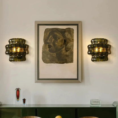 Ghiaccio Glass Wall Sconce