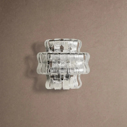 Ghiaccio Glass Wall Sconce