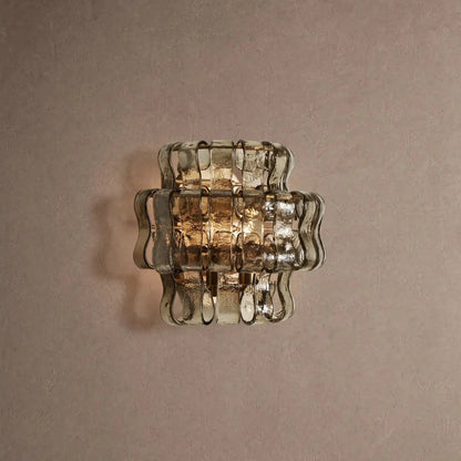 Ghiaccio Glass Wall Sconce