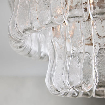 Ghiaccio Modern Glass Flushmount