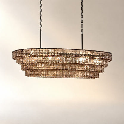 Ghiaccio Oval Chandelier