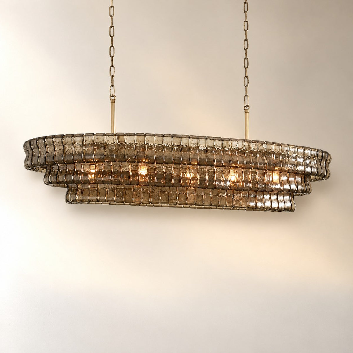 Ghiaccio Oval Chandelier