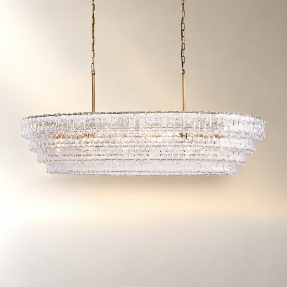 Ghiaccio Oval Chandelier