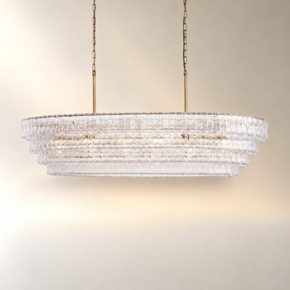 Ghiaccio Oval Chandelier