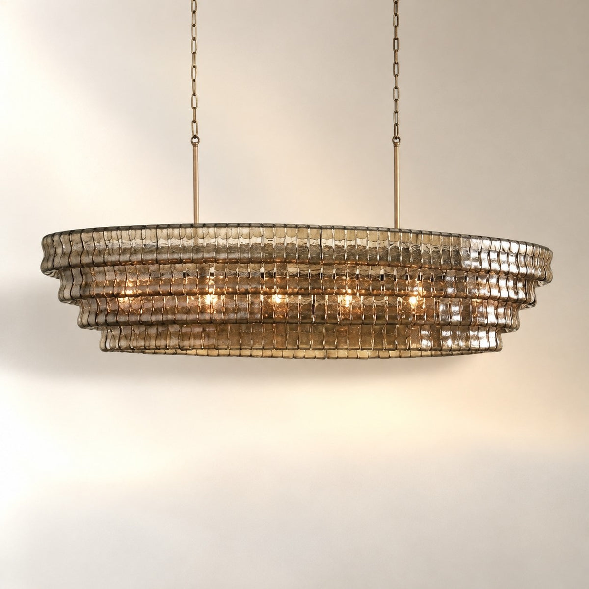 Ghiaccio Oval Chandelier