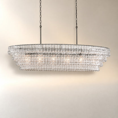 Ghiaccio Oval Chandelier