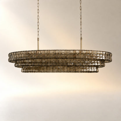 Ghiaccio Oval Chandelier