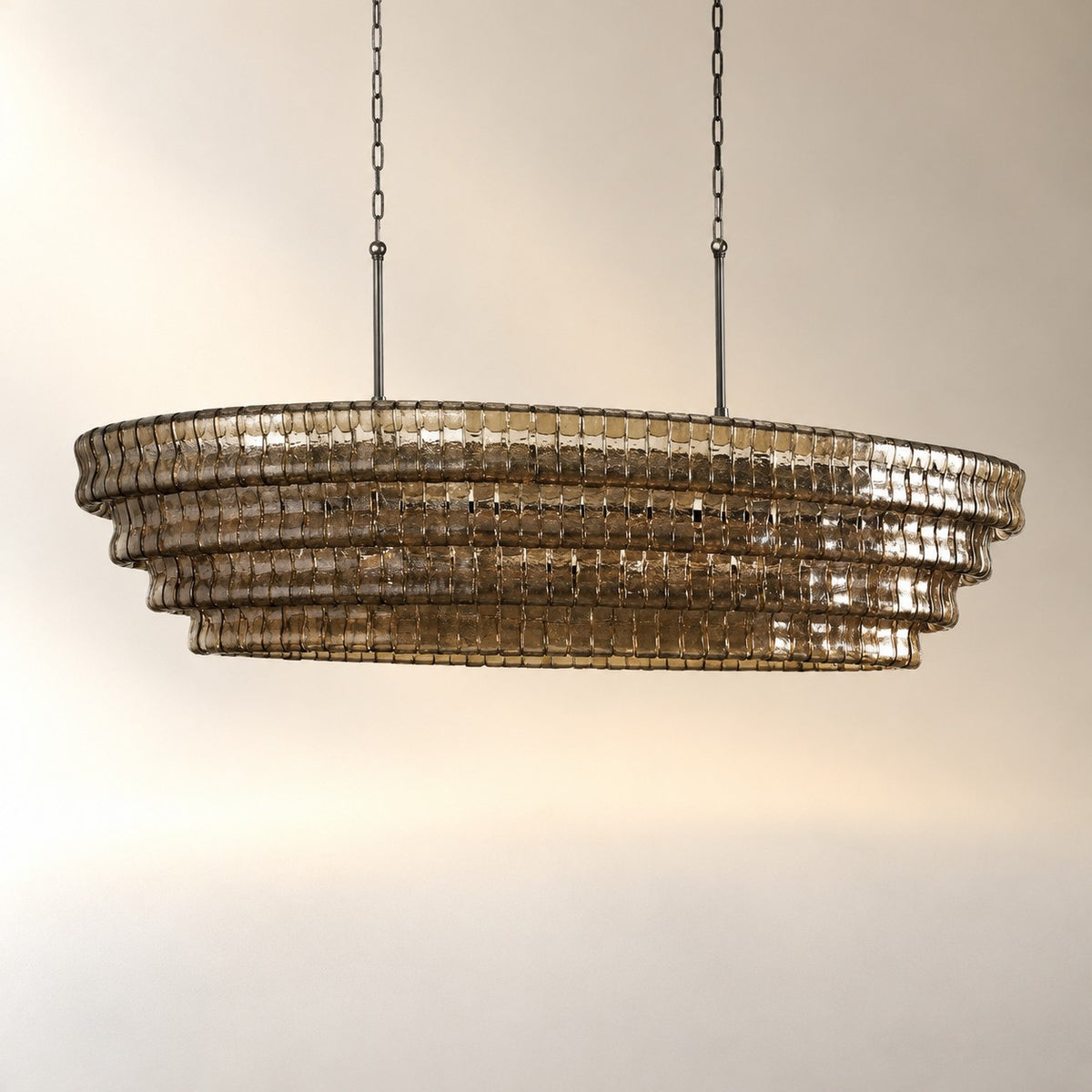 Ghiaccio Oval Chandelier