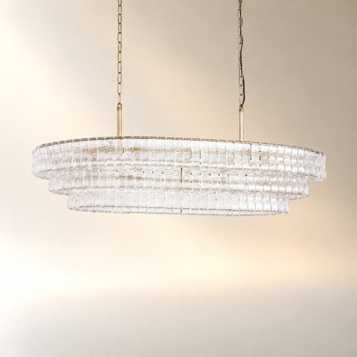Ghiaccio Oval Chandelier