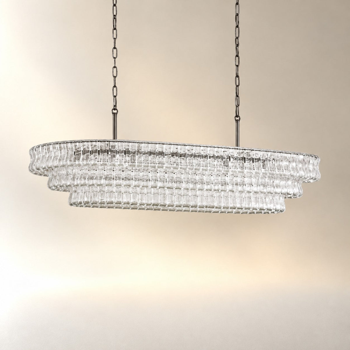 Ghiaccio Oval Chandelier