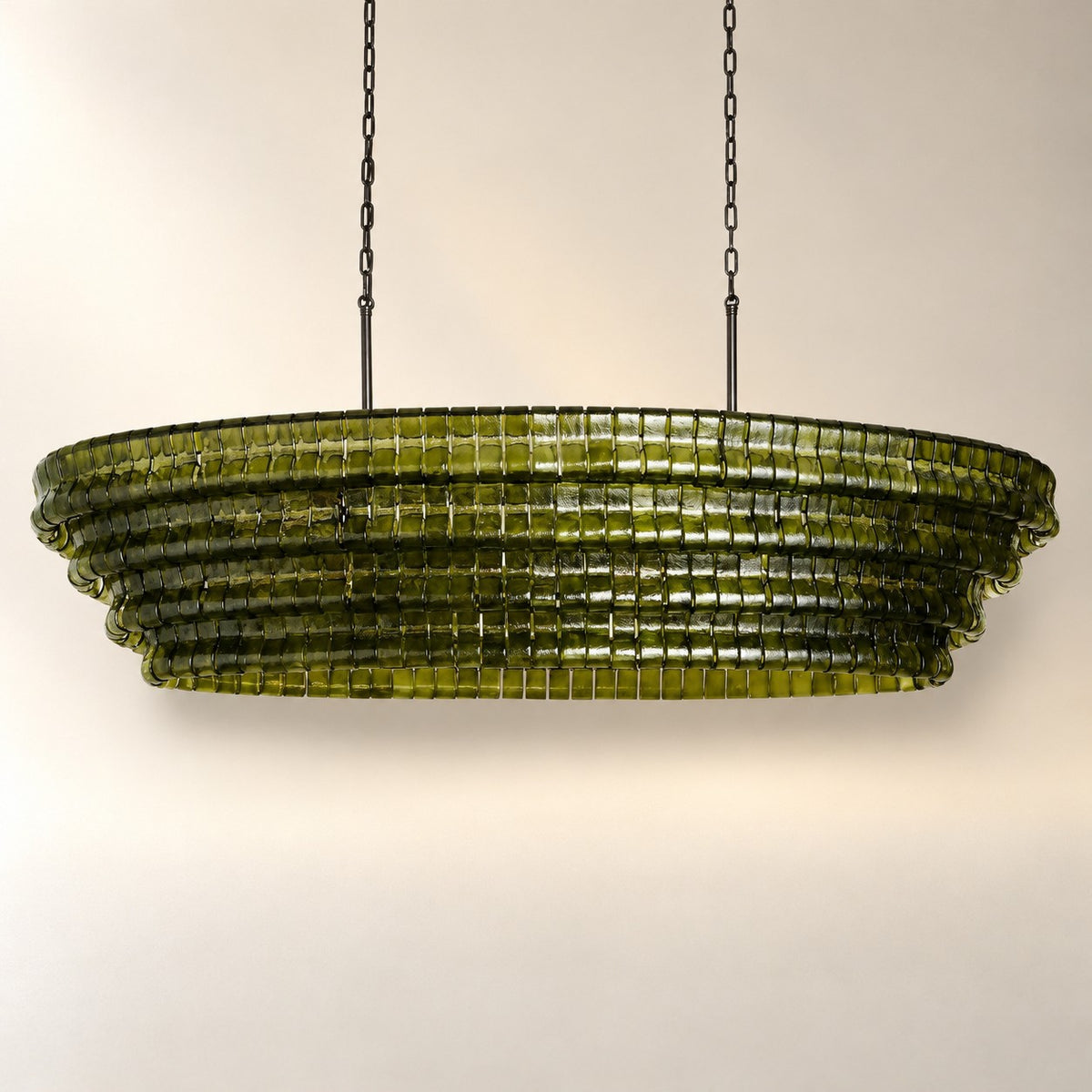 Ghiaccio Oval Chandelier