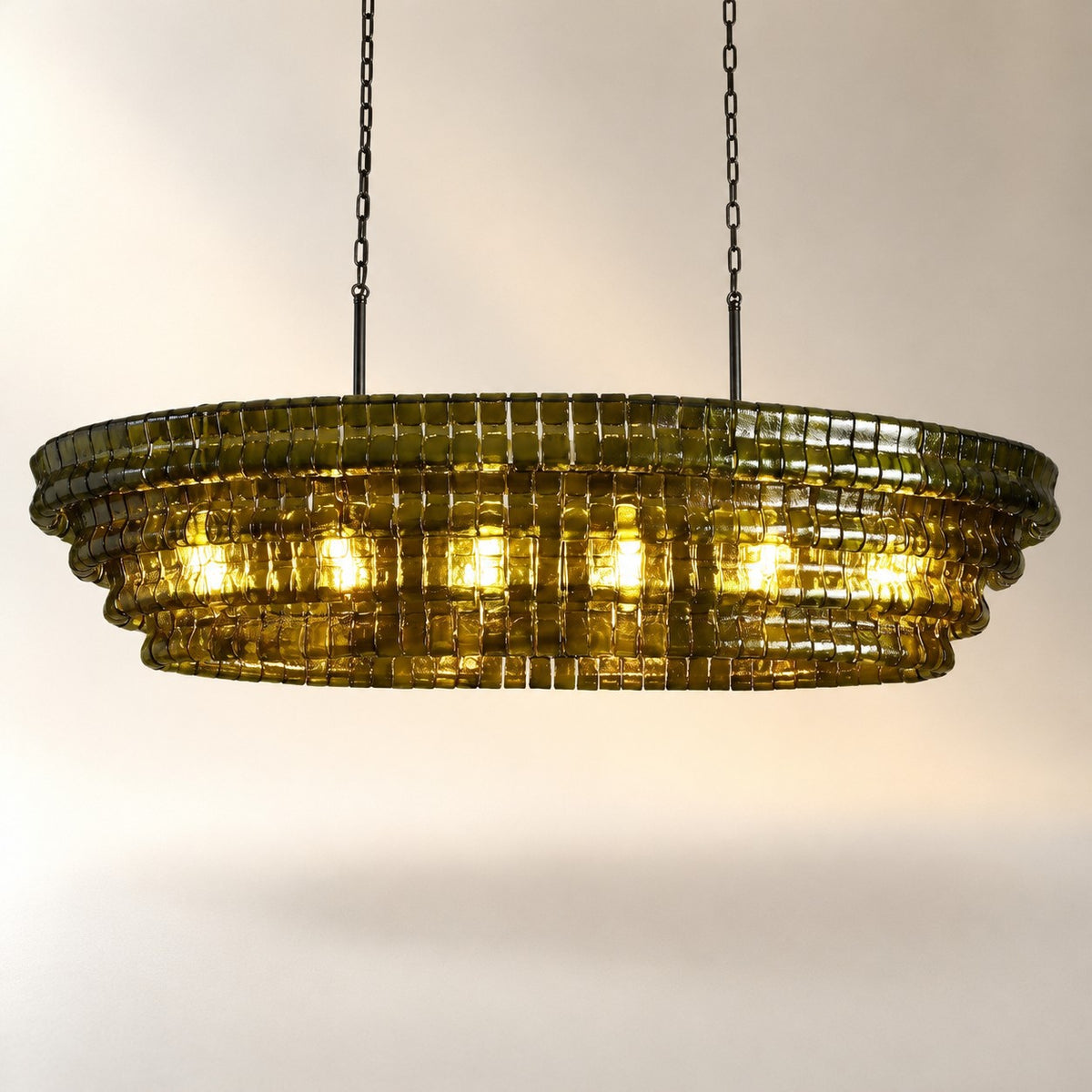 Ghiaccio Oval Chandelier
