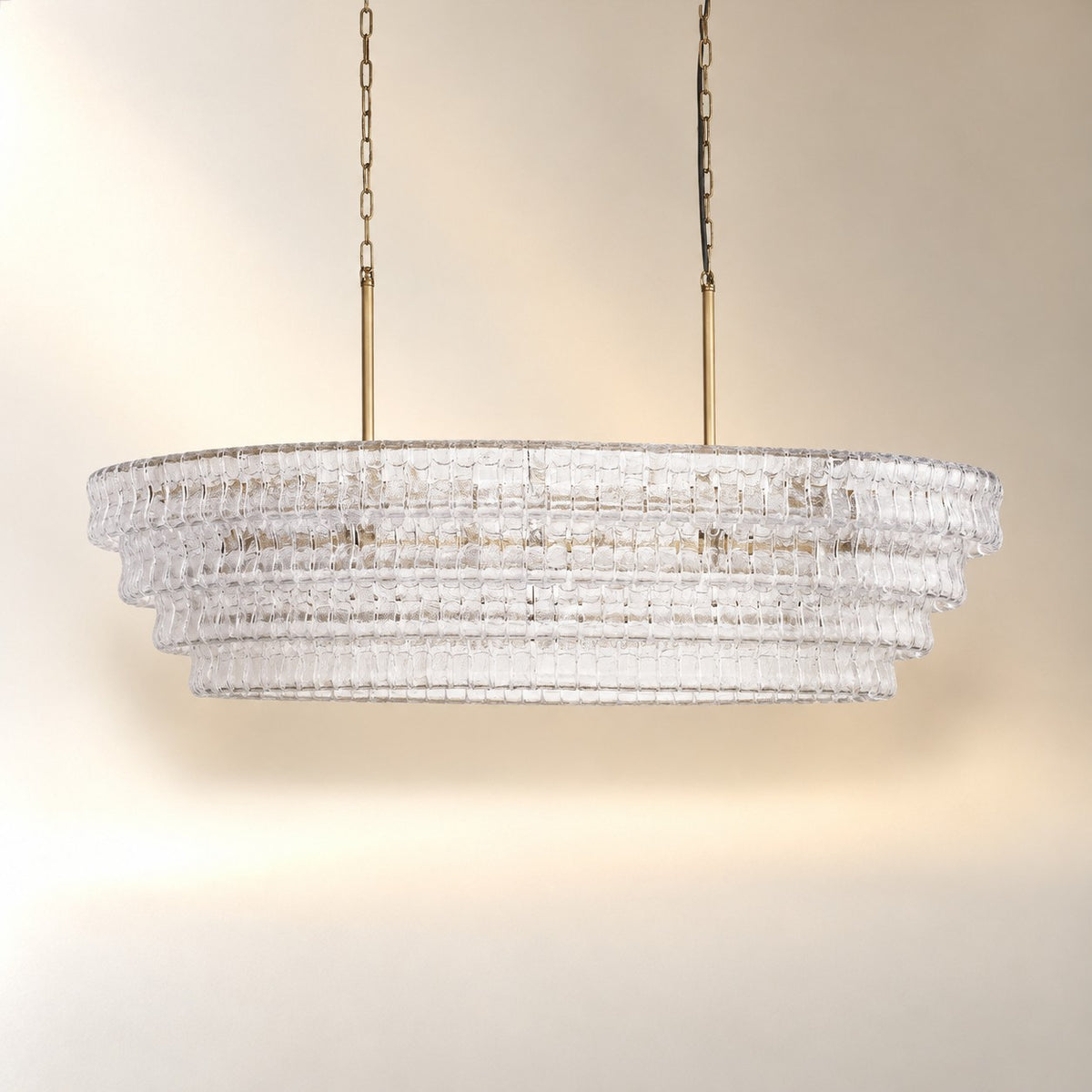 Ghiaccio Oval Chandelier