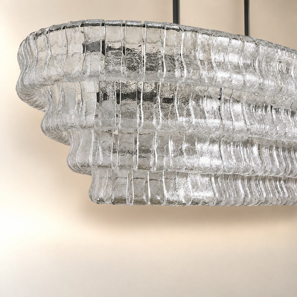 Ghiaccio Oval Chandelier