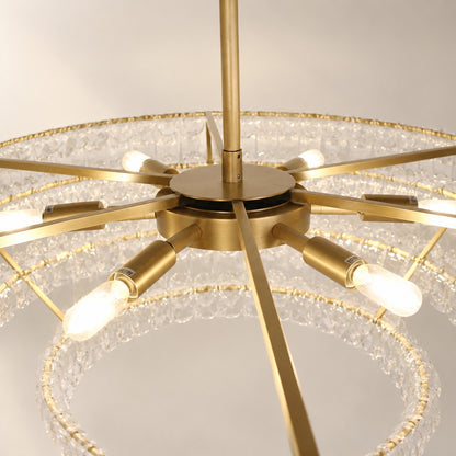 Ghiaccio Oval Chandelier