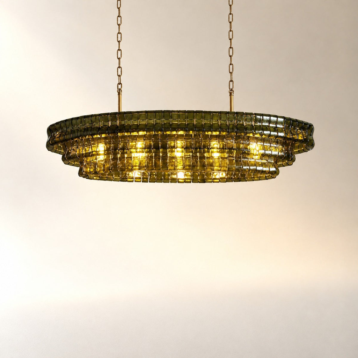 Ghiaccio Oval Chandelier