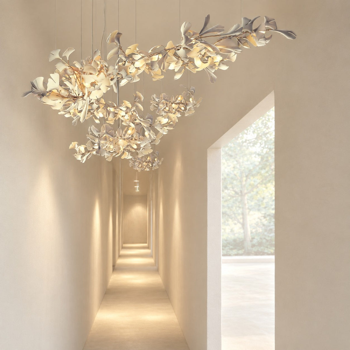Gingko Leaves Chandelier
