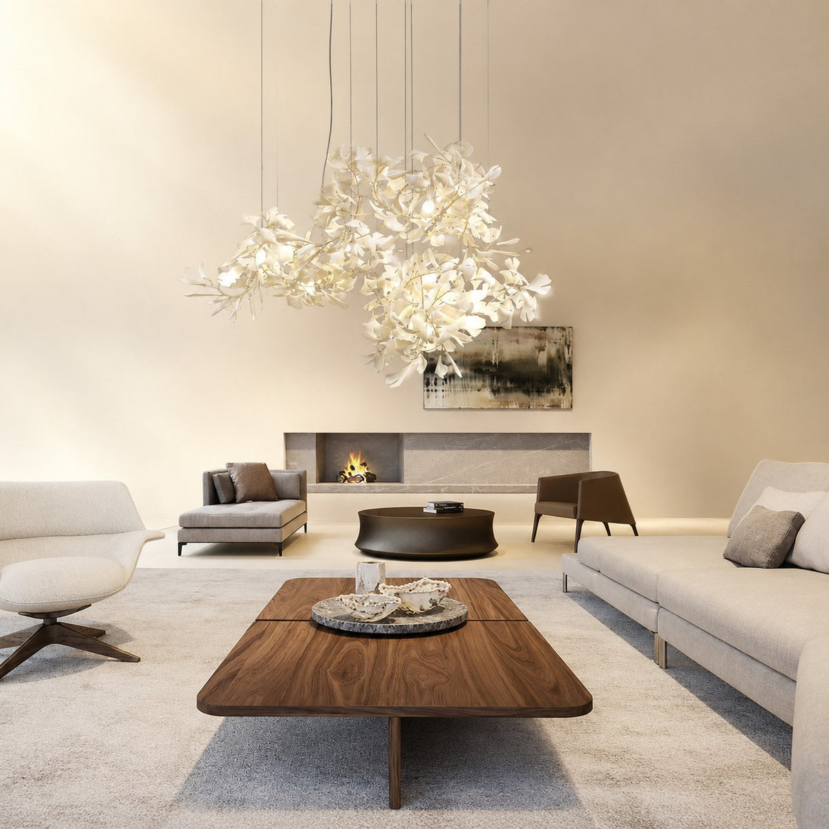 Gingko Leaves Chandelier