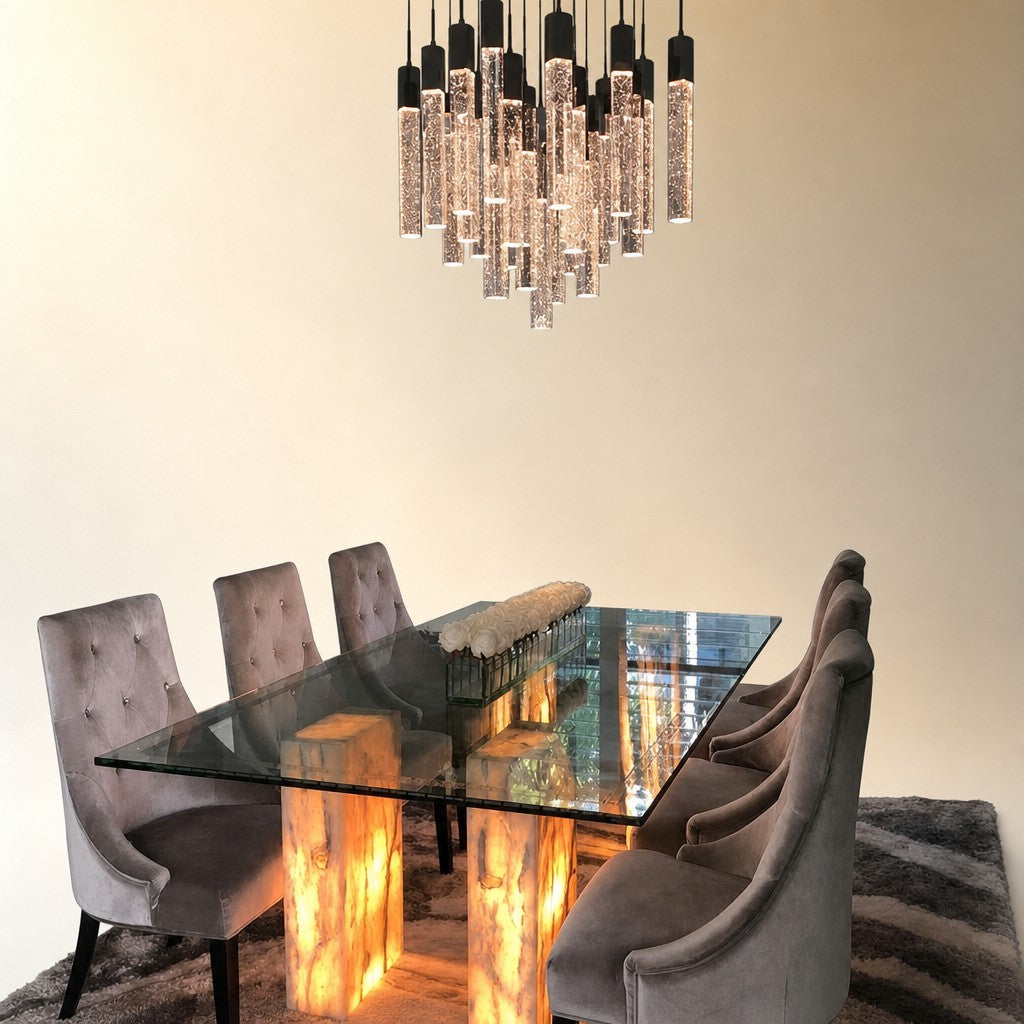 Glacier Bubble Crystal Chandelier