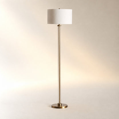 Glass Column Floor Lamp