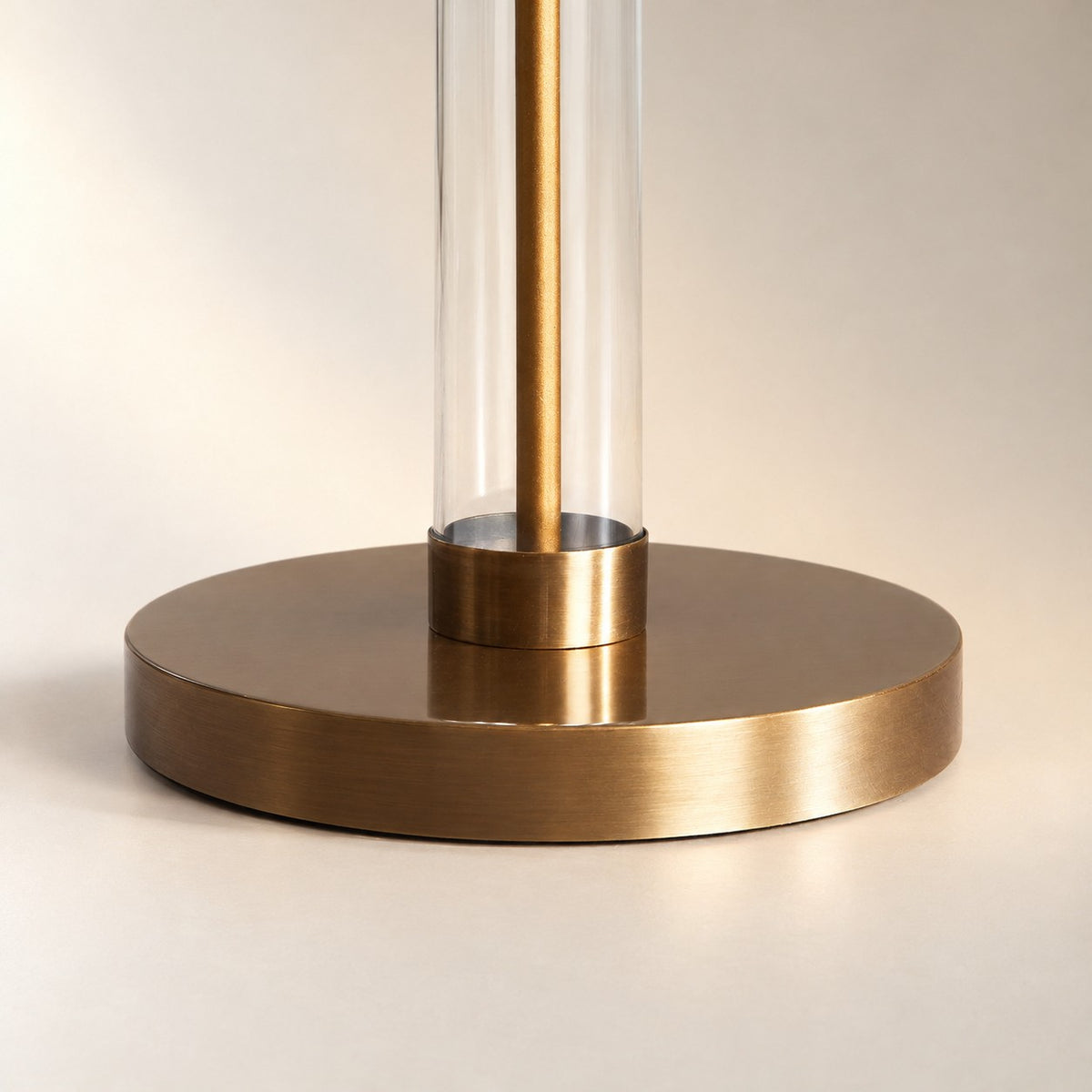 Glass Column Floor Lamp