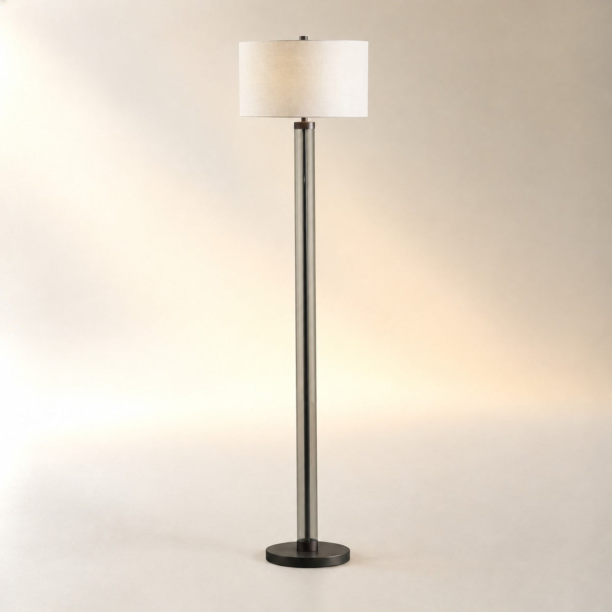Glass Column Floor Lamp