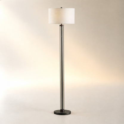 Glass Column Floor Lamp