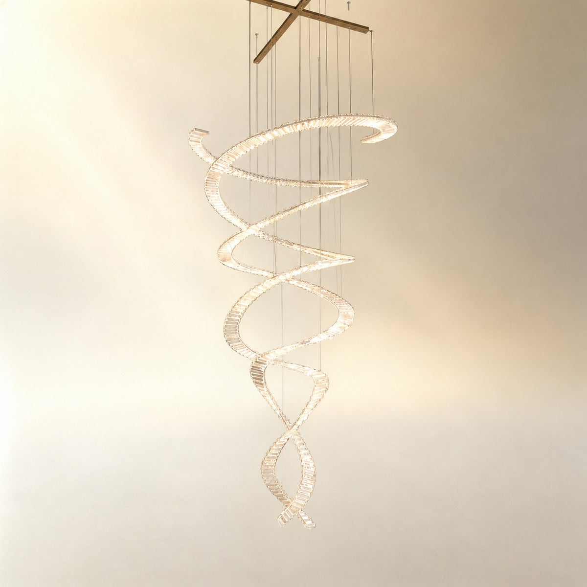 Globo Crystal Halo Chandelier