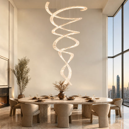 Globo Crystal Halo Chandelier