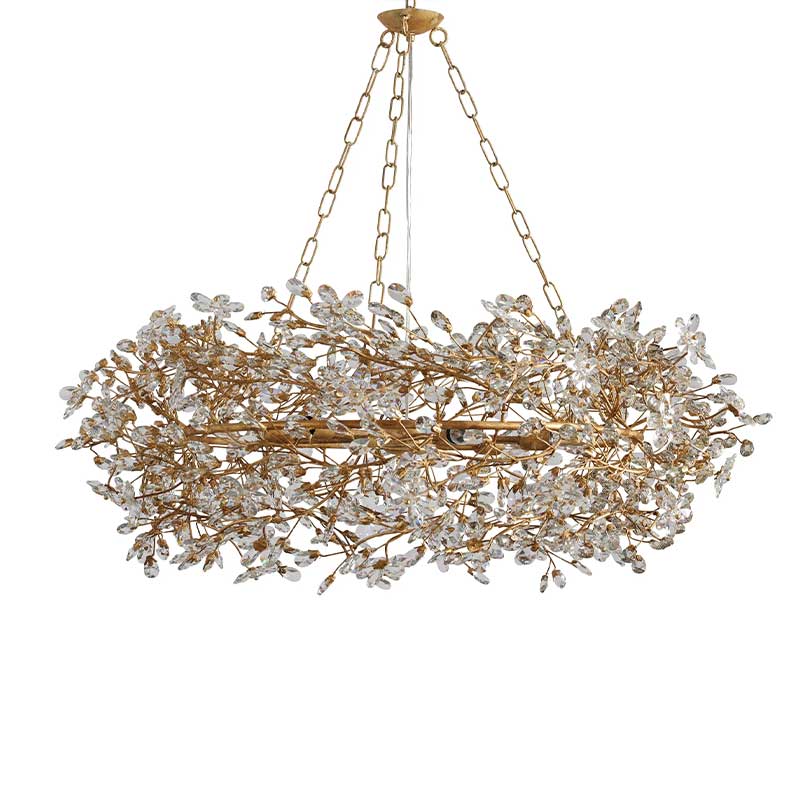 Fiore Crown Chandelier 39" 48" 60"