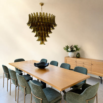 Green Petalo Murano Chandelier