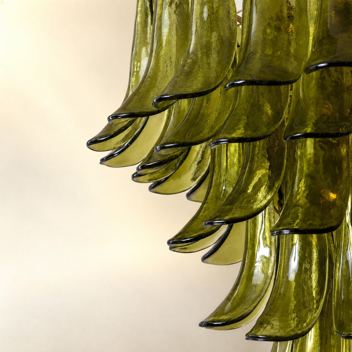 Green Petalo Murano Chandelier