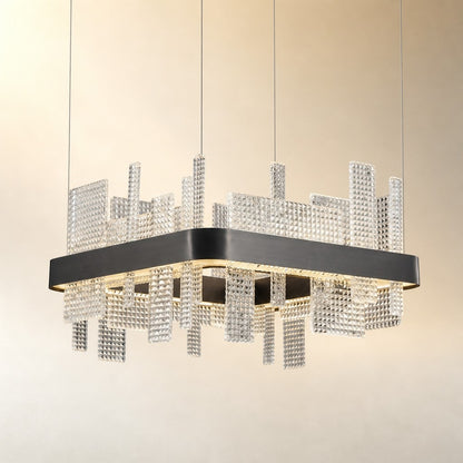 Grior Glass Pendant Light 19.7"