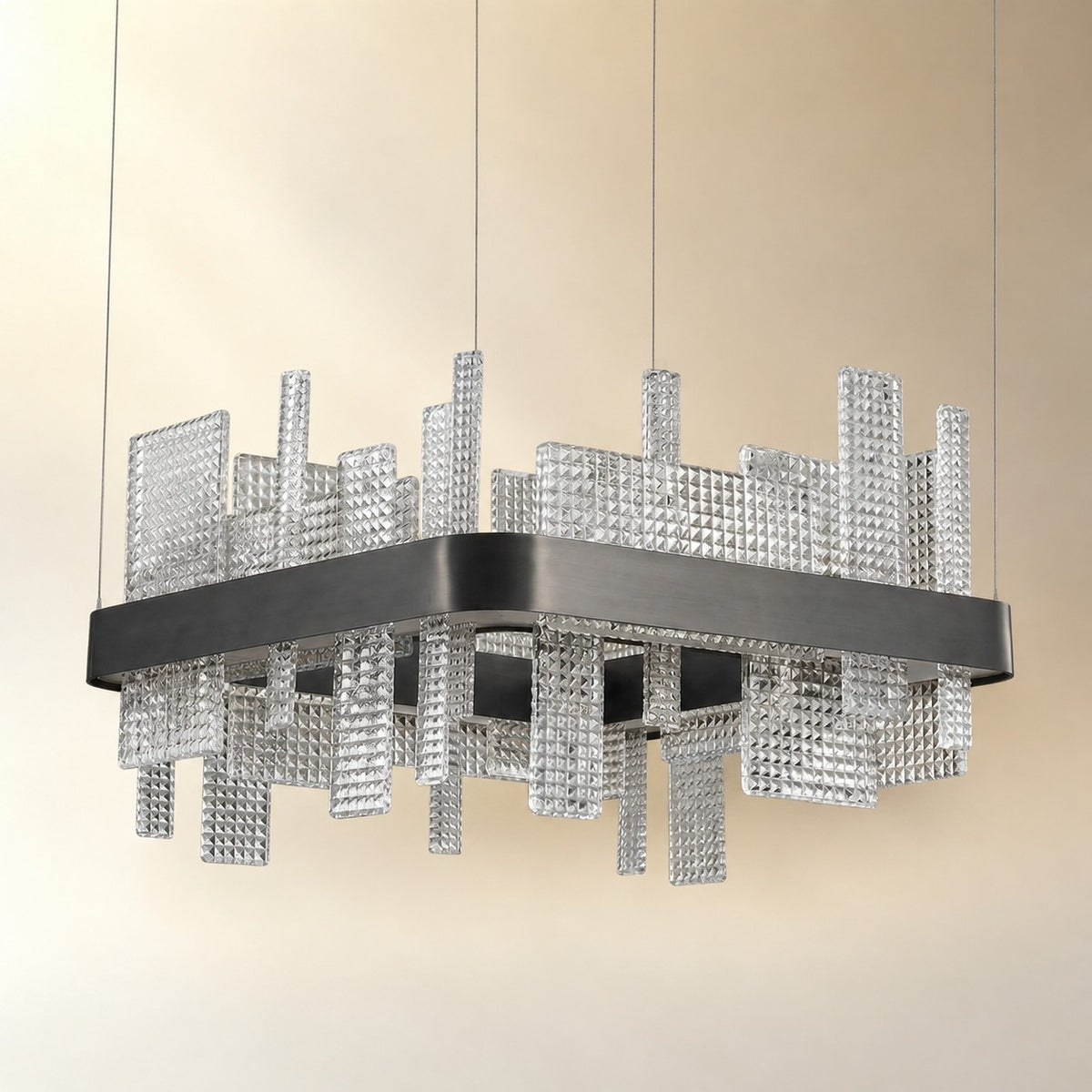 Grior Glass Pendant Light 19.7"